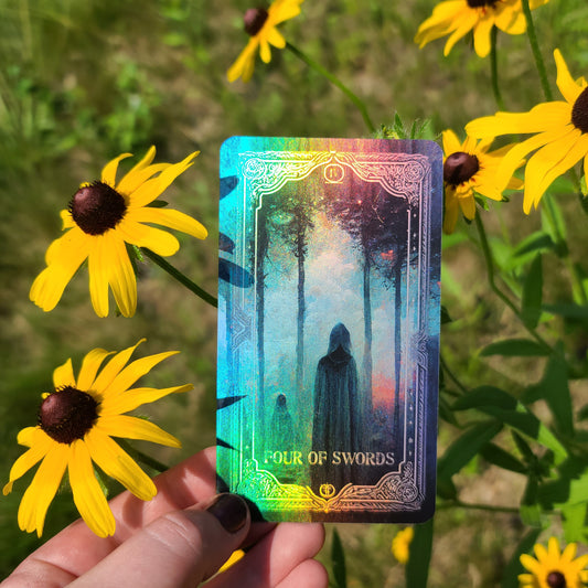 Dreams from Delirium Gilded Holographic Tarot Deck and Custom Tin